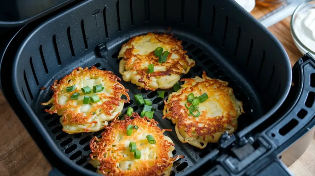 Kartoffelpuffer in der Heißluftfritteuse - Knusprig und lecker!