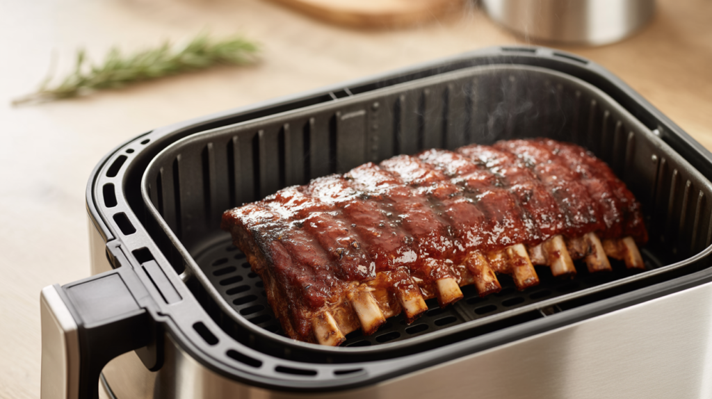 Rippchen im Airfryer - Knusprig, saftig und schnell zubereitet
