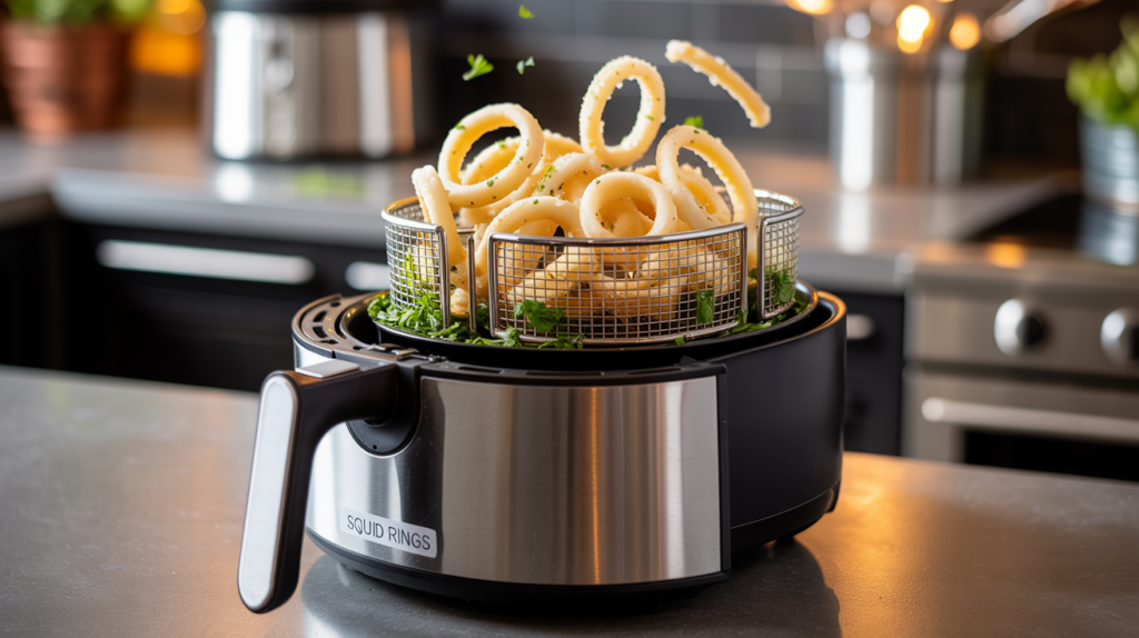 Tintenfischringe im Airfryer - Knusprig, schnell & einfach