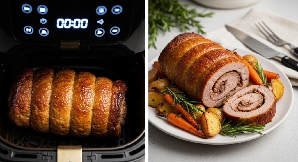 Rollbraten im Airfryer