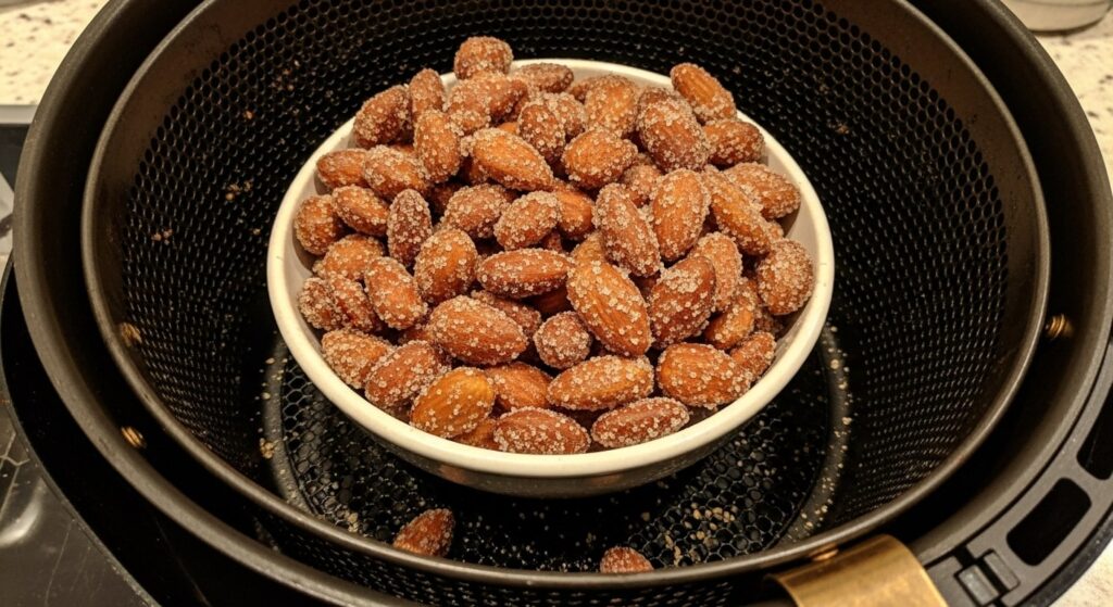 Gebrannte Mandeln im Airfryer